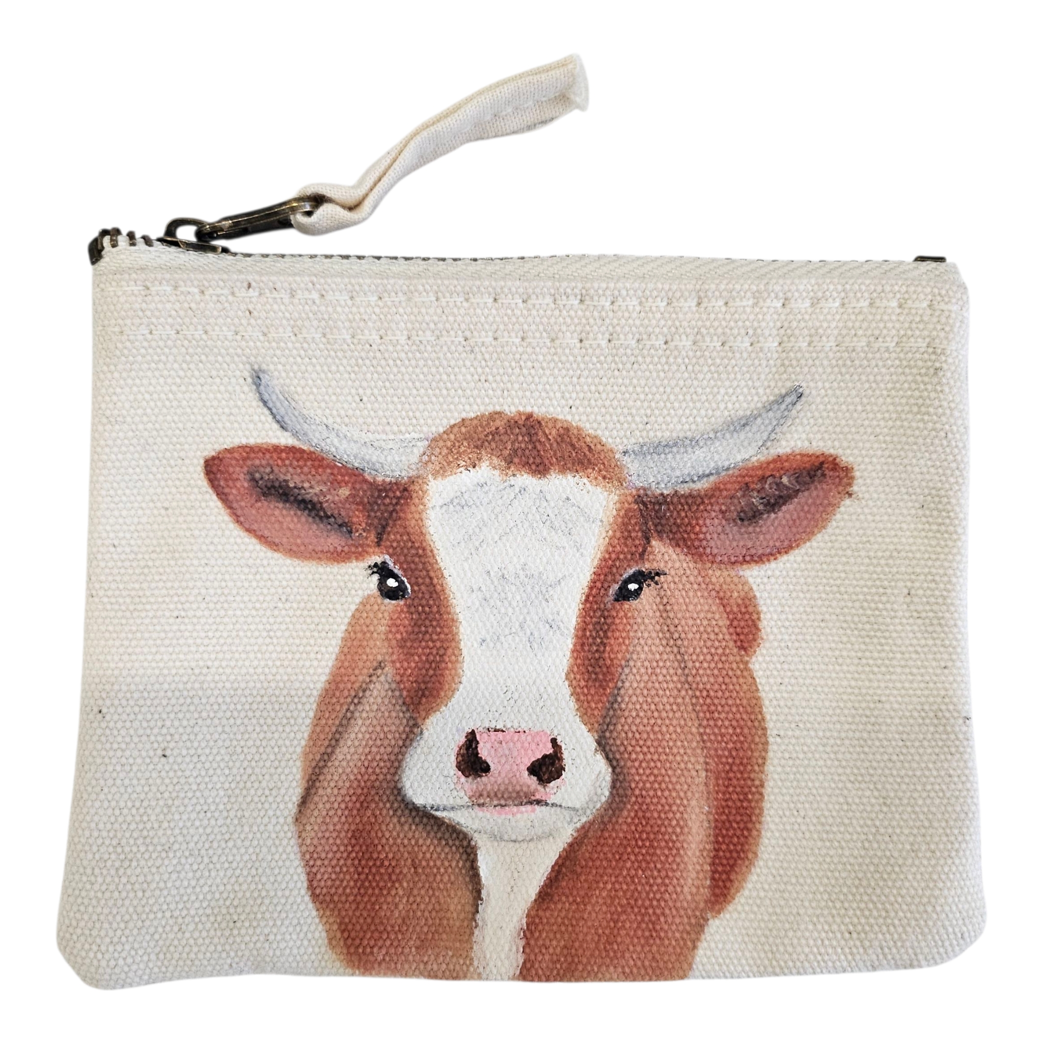 Mini Portemonnaie von Hand bemalt – Bild 62