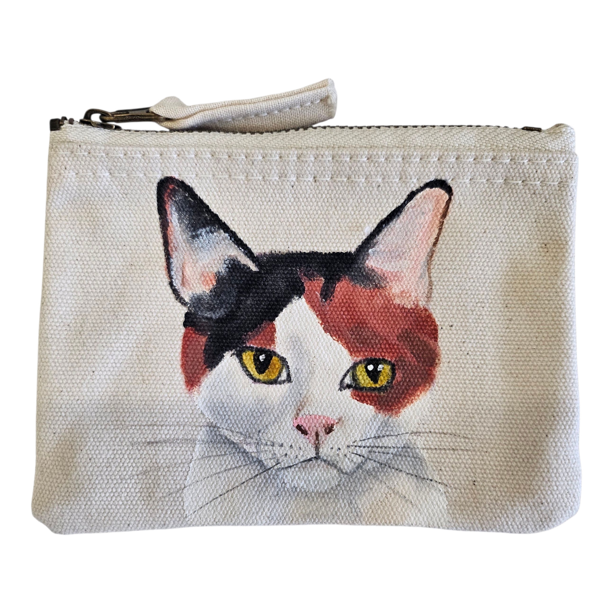 Mini Portemonnaie von Hand bemalt – Bild 64