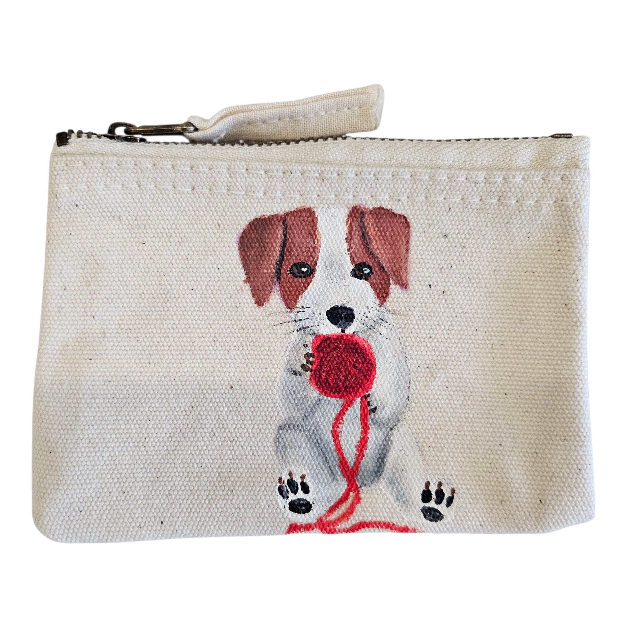 Mini Portemonnaie von Hand bemalt – Bild 65