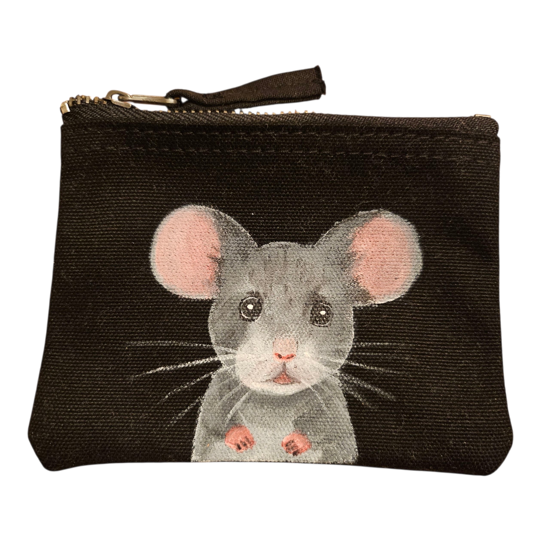 Mini Portemonnaie von Hand bemalt – Bild 69