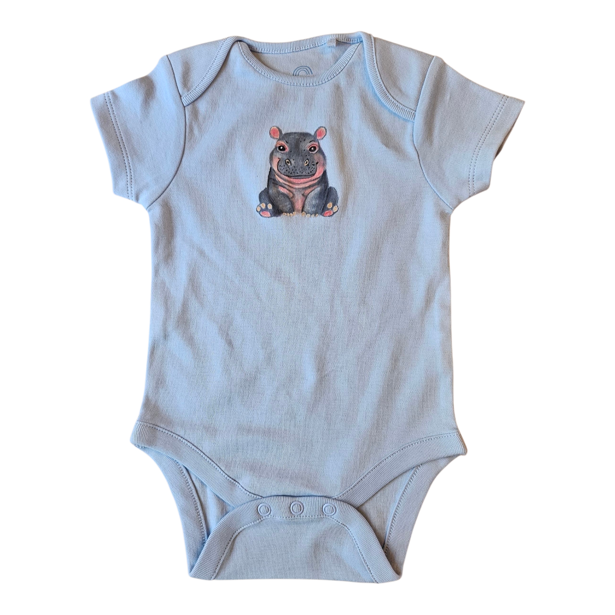 Handbemalter Babybody mit Wunschmotiv – Bild 43