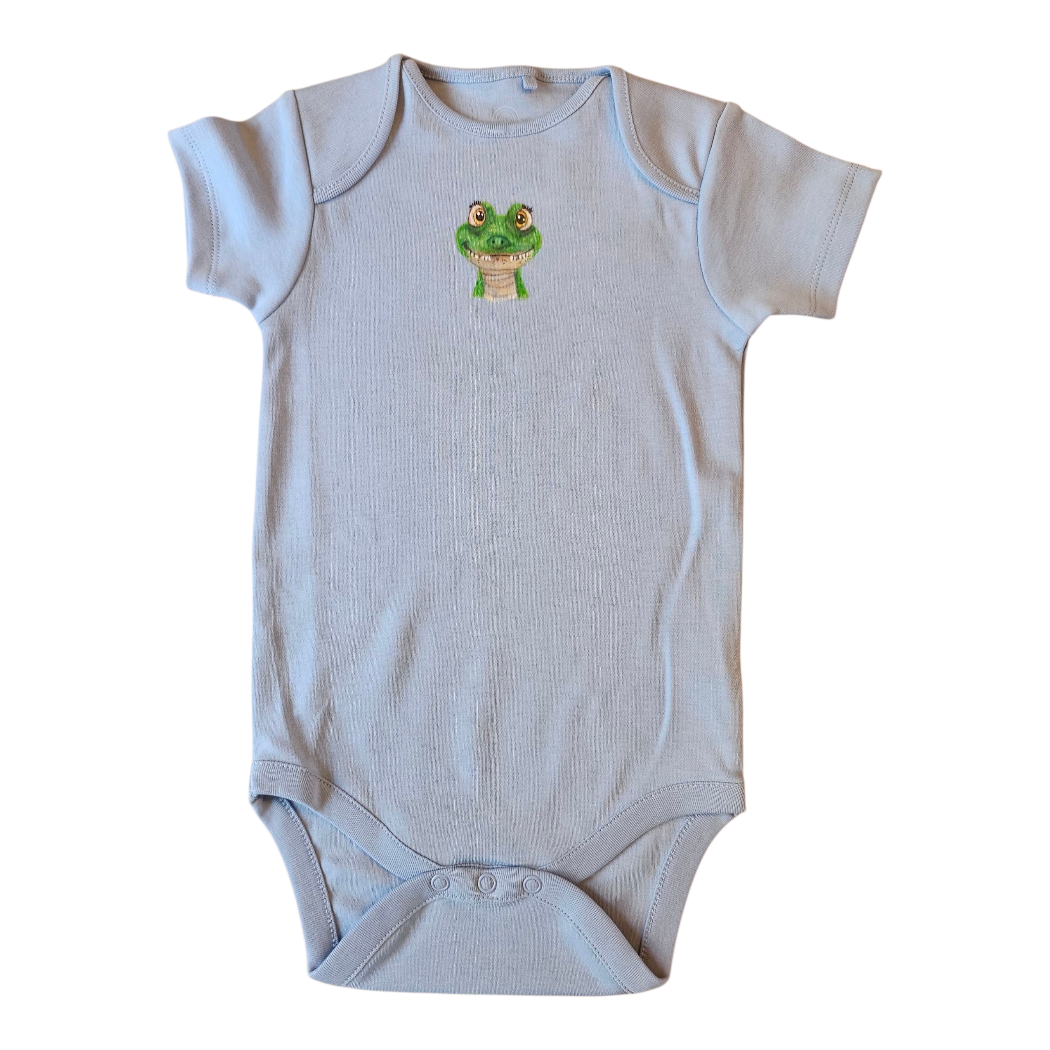 Handbemalter Babybody mit Wunschmotiv – Bild 42