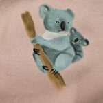 Koalabär mit baby