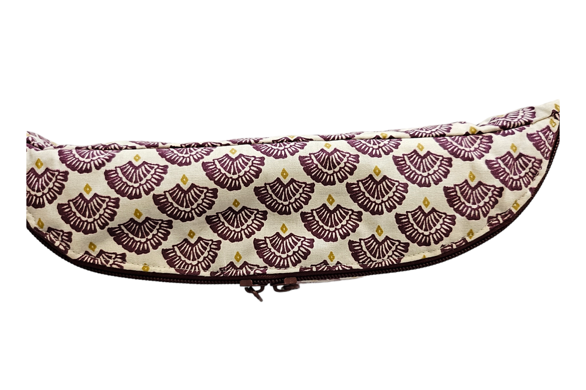 Bauchtasche mit weinrotem Muster – Bild 7