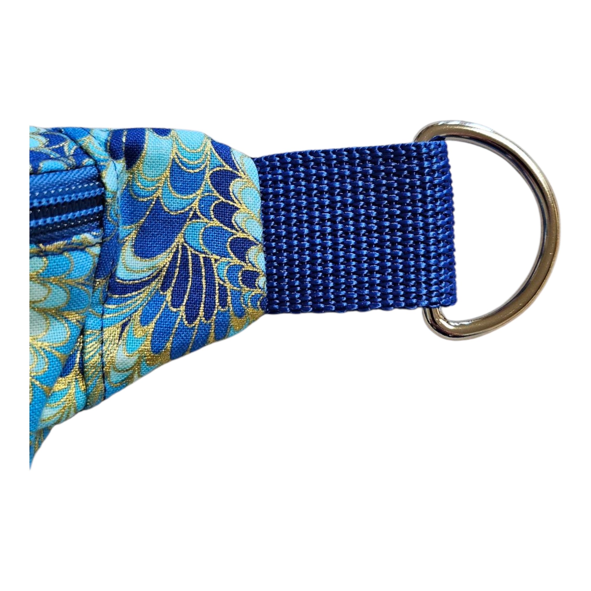 Bauchtasche blau gemustert – Bild 7