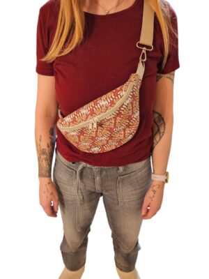 Bauchtasche gemustert